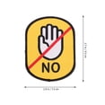 thumbnail image 2 of OUNONA Etiqueta Autoadhesiva Para Con Señal De Precaución Para Mascotas, 2 of 6