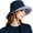 Navy Blue, variant on Sun Hats for Women Wide Brim with UV Protection - Foldable Bucket Hat for Beach, Gardening, Travel & Outdoor Activities