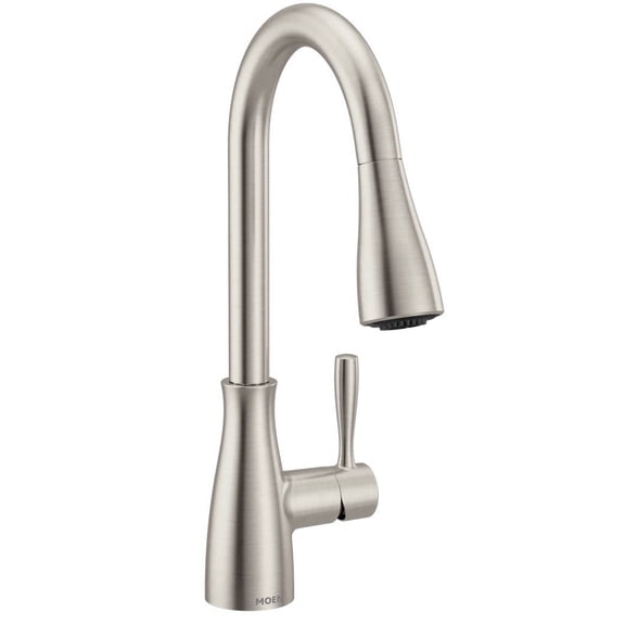NEW Moen 7803SRS Elbur Stainless 1-Handle Pulldown Kitchen Faucet *Read