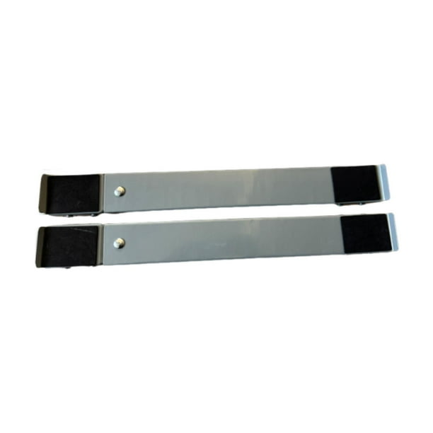 Base para lavadora móvil de 2 piezas, rodillos extensibles para electrodomésticos, lavadora compacta Gris