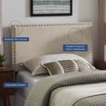 thumbnail image 4 of Phoebe Twin Upholstered Fabric Headboard-MOD-5382, 4 of 4