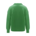 thumbnail image 3 of Charmgo Womens Tops Clearance, Women Half Zip Cropped Sweatshirt Casual Fleece Quarter Zip Up Rib Knit Pullover 2024 Fall Clothes Sweatshirt for Women, Hoodies for Women Green, 3 of 7