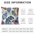 thumbnail image 5 of SHANXI and Throw Pillow Covers Cases Palm Leaves Decorative Sofa Cushion Cover Removable Home Decor Pillows case 22x22in, 5 of 5