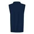 thumbnail image 5 of Daznico Womens Tops - Women's Crew Neck Sleeveless T Shirt Casual Breathable Summer Top for Daily Wear and Sports - Shirts for Women,Color:Dark Blue,Size:XXL, 5 of 5