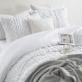 thumbnail image 3 of Nanshing 3 Piece Comforter Set, Queen, White, 3 of 4