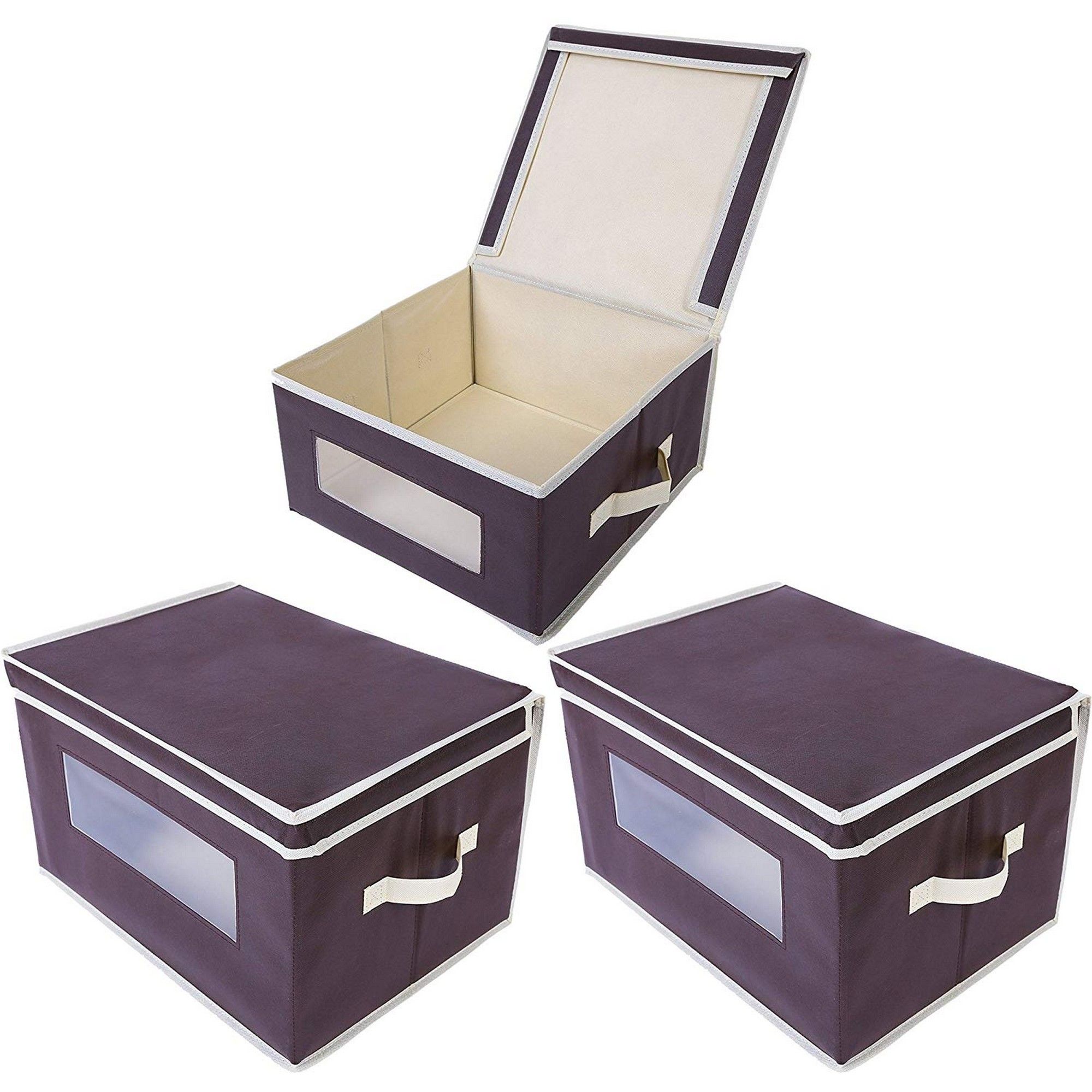 Juvale Storage Bins 3Pack Foldable Storage Cubes