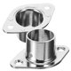 thumbnail image 5 of Moluckfu 2Ud Soportes Para Barra De Y Closet De Zinc Color Plata Para Instalación Casera, 5 of 8