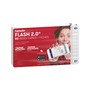 FLASH 2.0 Index Cards 3"x5" 80ct White