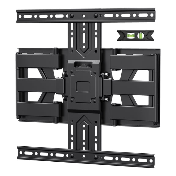 MountLiving Ultra Slim TV Wall Mount for 26-65" Screens, 1.3" Thin Profile, Swivel & Tilt, Max VESA 400x400mm, 99 lbs, Fits 16" Studs