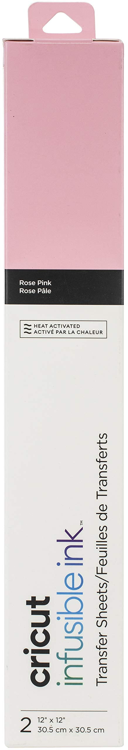 Cricut 2ct 12"x12" Infusible Ink Transfer Sheets - Rose Pink