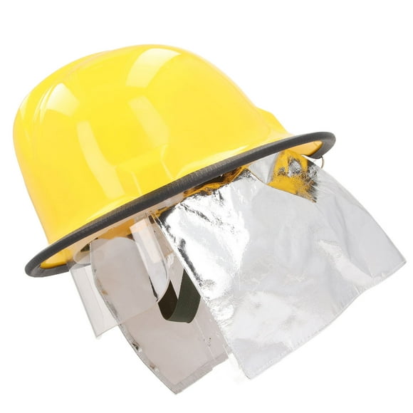 Firefighter Hard Hat, Flame Retardant Shoulder Robust Fighter Hard Hat for Outdoor Emergency