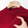 thumbnail image 3 of LIaqionyy Big and Tall Sweater for Mens Mock Turtleneck Knitted Pullover Fall Winter Basic Warm Slim Sweaters, 3 of 5