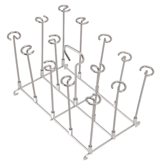 Soporte Para Brochetas ANGGREK Rejilla Vertical Para Parrilla Kabob Acero Inoxidable