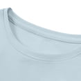 thumbnail image 6 of Nmnitkp Men's Quick Dry Long Sleeve Athletic Shirt Plus Size Crew Neck with Zipper Pocket Breathable Lightweight Workout Top for Running Gym Training Casual Daily Wear Light Blue,4XL, 6 of 8