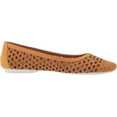 thumbnail image 6 of Gentle Souls by Kenneth Cole Womens Eugene Travel Suede Slip On Ballet Flats, 6 of 8