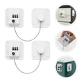 thumbnail image 4 of CHOK 2pcs Refrigerator Locks Refrigerator Door Locks Fridge Locks Freezer Combination Locks, 4 of 7
