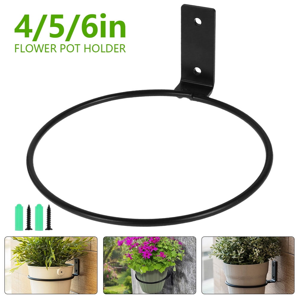Willstar 8 Inch Flower Pot Holder Ring,1PCS Wall Mounted Flower Pot