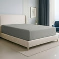 thumbnail image 2 of Shubozy Bedding Queen Fitted Sheet – Soft Brushed Microfiber, 100% Polyester, 15 Inch Deep Pocket, Shrink & Fade Resistant, 2 of 6