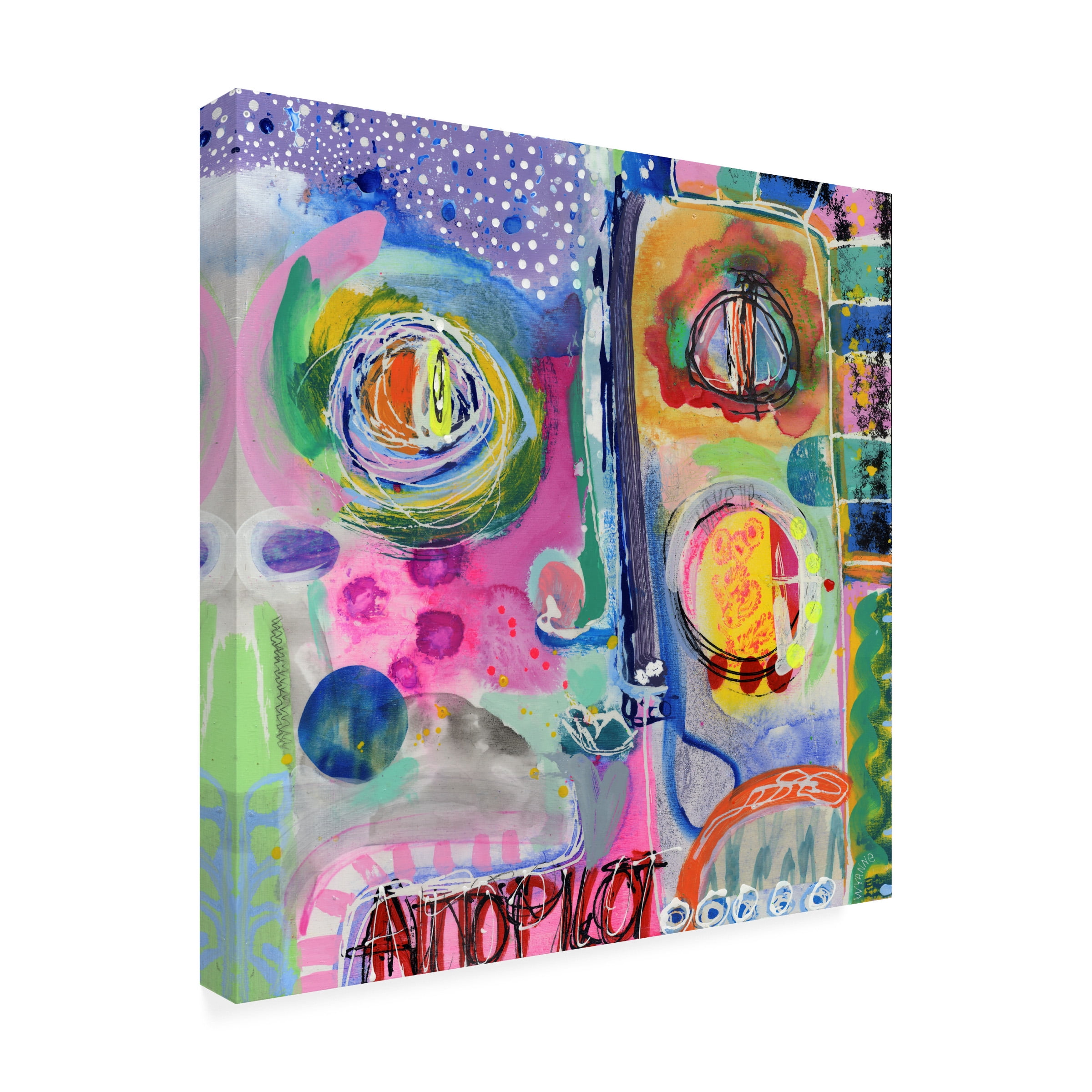 Trademark Fine Art 'Missed Connection' Canvas Art by Wyanne