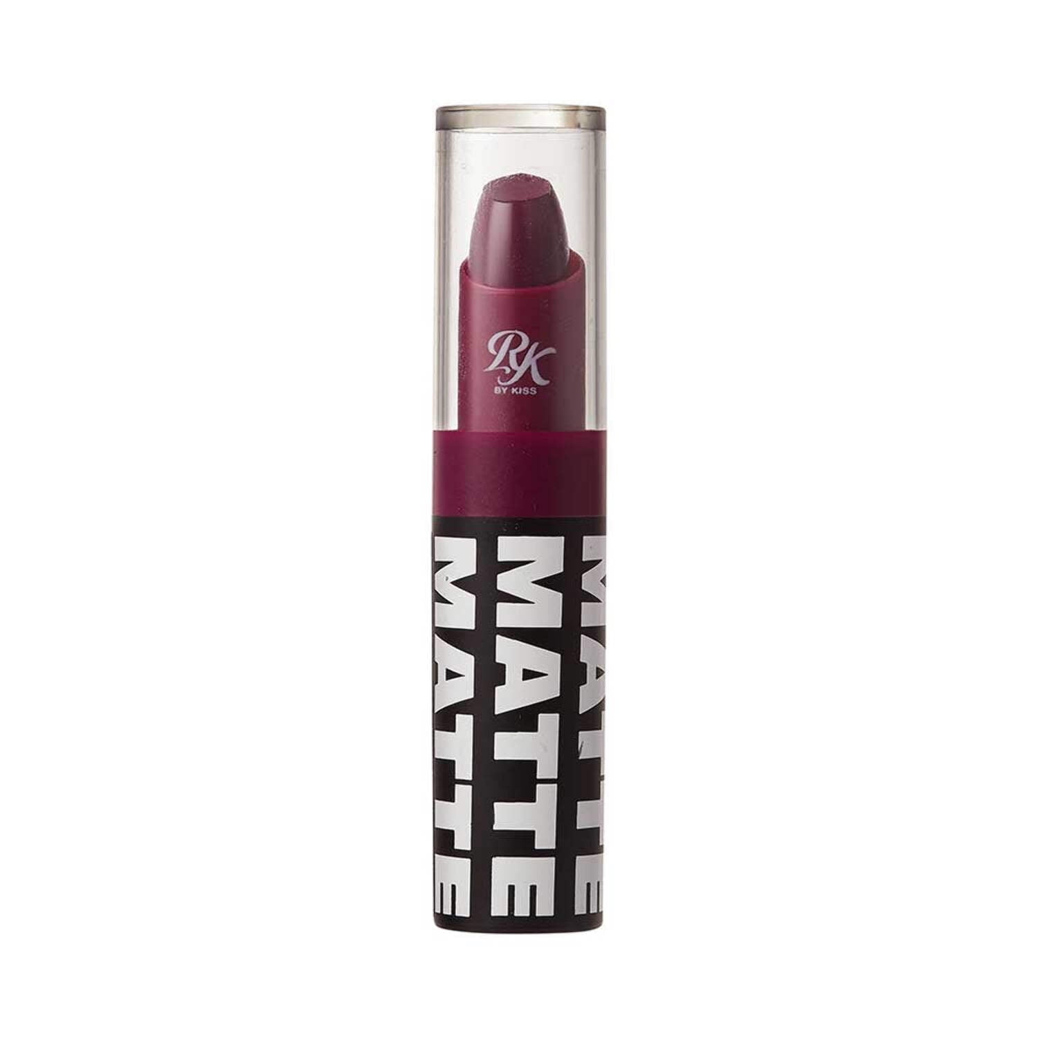 RK BY KISS Matte Lipstick, Dark Plum Scene