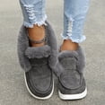 thumbnail image 3 of Snow Boots Warm Winter Shoes Plush Fur Ankle Boots Women, 3 of 9