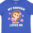 thumbnail image 4 of Inktastic My Pawpaw Loves Me with Bigfoot Girls Toddler T-Shirt, 4 of 5