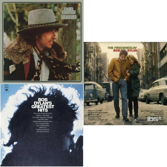 Desire & Greatest Hits Vol.1 & Freewheelin Bob Dylan [CD Bundle]