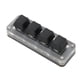 thumbnail image 4 of Mini teclado mecánico con cable tipo C de 4 teclas totalmente programables para una mano con Windows, 4 of 14