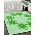 thumbnail image 2 of Ahgly Company Indoor Round Patterned Light Green Area Rugs, 7' Round, 2 of 6