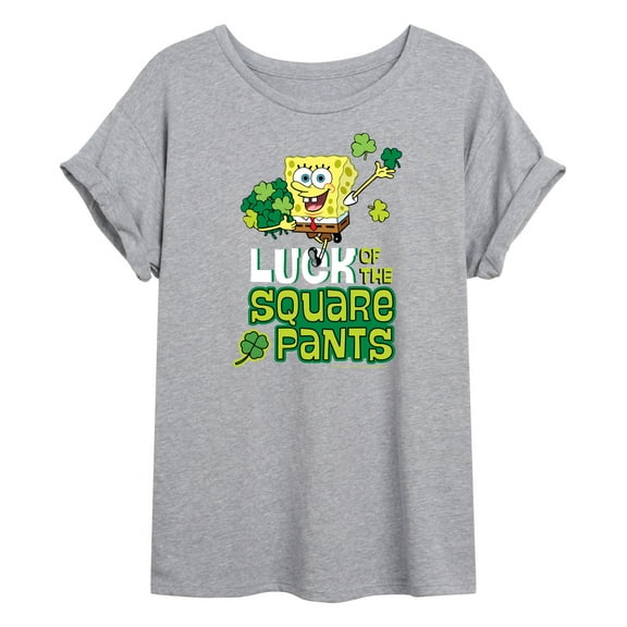 SpongeBob SquarePants - Luck Of The Square Pants - Women's Oversized T-Shirt