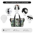thumbnail image 3 of Travel Duffle Bag Tropical Cute Parrot Plant Travel Tote Bags Carry on Luggage Waterproof Weekender Bags with Top Handle Adjustable Shoulde Strap for Travel Gym, 3 of 5