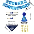 thumbnail image 7 of Dog Birthday Party Supplies, Multicolor Themed Set with Bandana, Hat, Bow & Banner, Adjustable Size Dog Birthday Decorations for Dogs-(C 1), 7 of 7