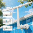 thumbnail image 3 of Swimming Pool For Swimming Pool And Ground Swimming Pool Adjustable Double Head Spray Pool Sprayer Cooler Spa Water Source High Pool Spray Source., 3 of 8