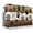 Brown, variant on Red Grey Indoor Air Conditioner Cover, Double Insulated AC Covers for Inside, Gray Farmhouse Modern Rustic Waterproof Window Air Conditioner Covers with Elastic Straps 17"Lx13"Wx3.5"D