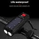 thumbnail image 4 of Solar USB Recargable Cuerno Lámpara Ndcxsfigh Pantalla De Potencia Bicicleta Linterna Equipo De Ciclismo, 4 of 6