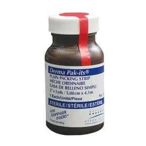 Derma Sciences Pak-Its Iodoform Gauze Packing Strips 1   x 5 yds  1 Count
