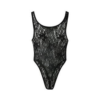 ☆BODY☆ Men Sexy Leather Bodysuit, Zipper Open Crotch For Sex, Glossy PVC