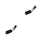 thumbnail image 4 of Minnieouse peine de viaje espejo cepillo de pelo plegable profesional abs de doble compacto tamaño de bolsillo estilo coche gimnasio monedero Blanco 10.8 cm * 4.2 cm * 3 cm 2Conjunto, 4 of 6