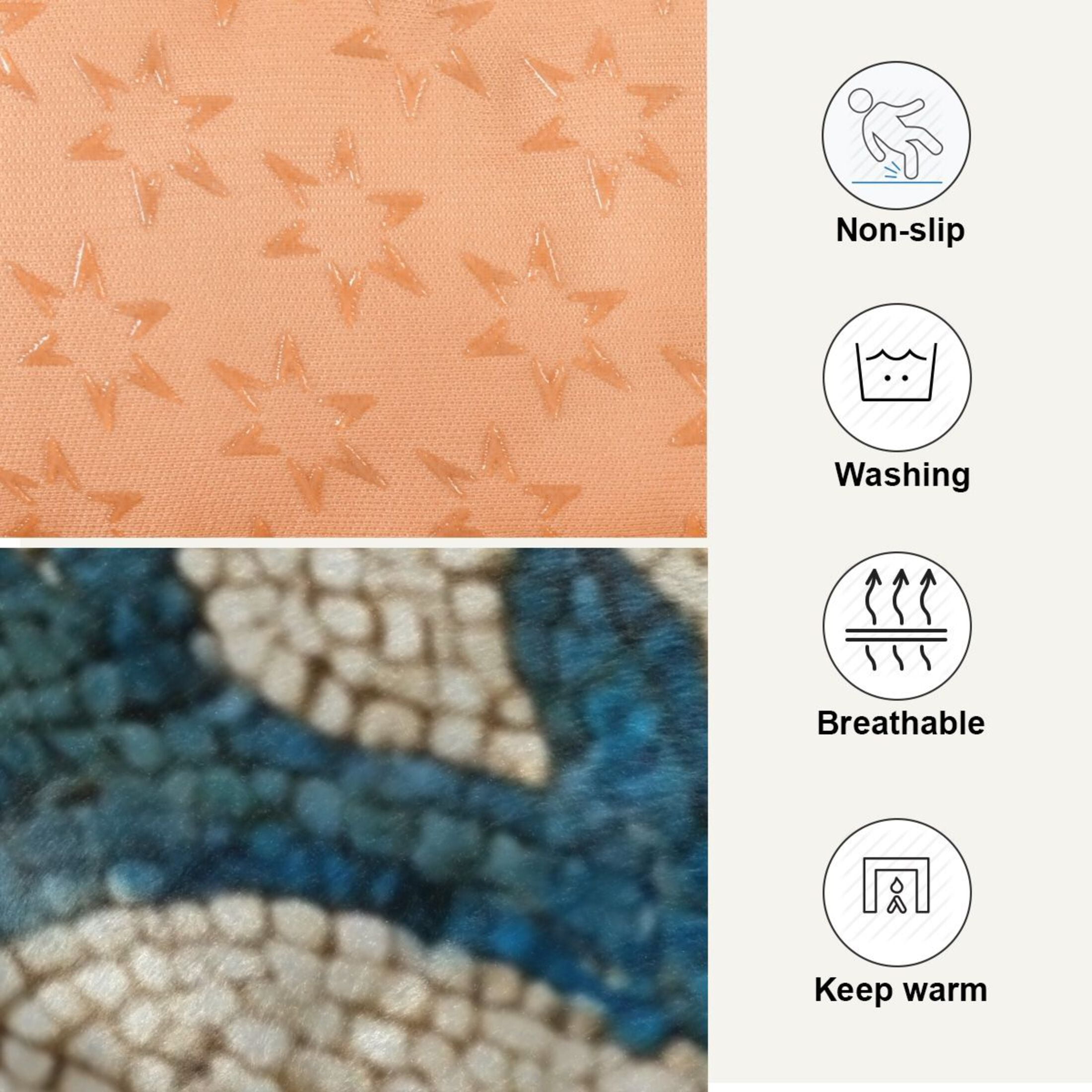 Cozy Mat Pet Bed Indoor Outdoor Warm Soft For Cat Dog Puppy(S/M) A Medieval Mosaic Pattern