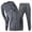 Dark Gray, variant on RJMDKXZ Mens 3 Piece Fleece Sweatsuits Long Sleeve Tracksuit Drawstring Pullover Hoodie & Crew Neck Sweatshirt & Jogging Sweatpants Sets with Pockets