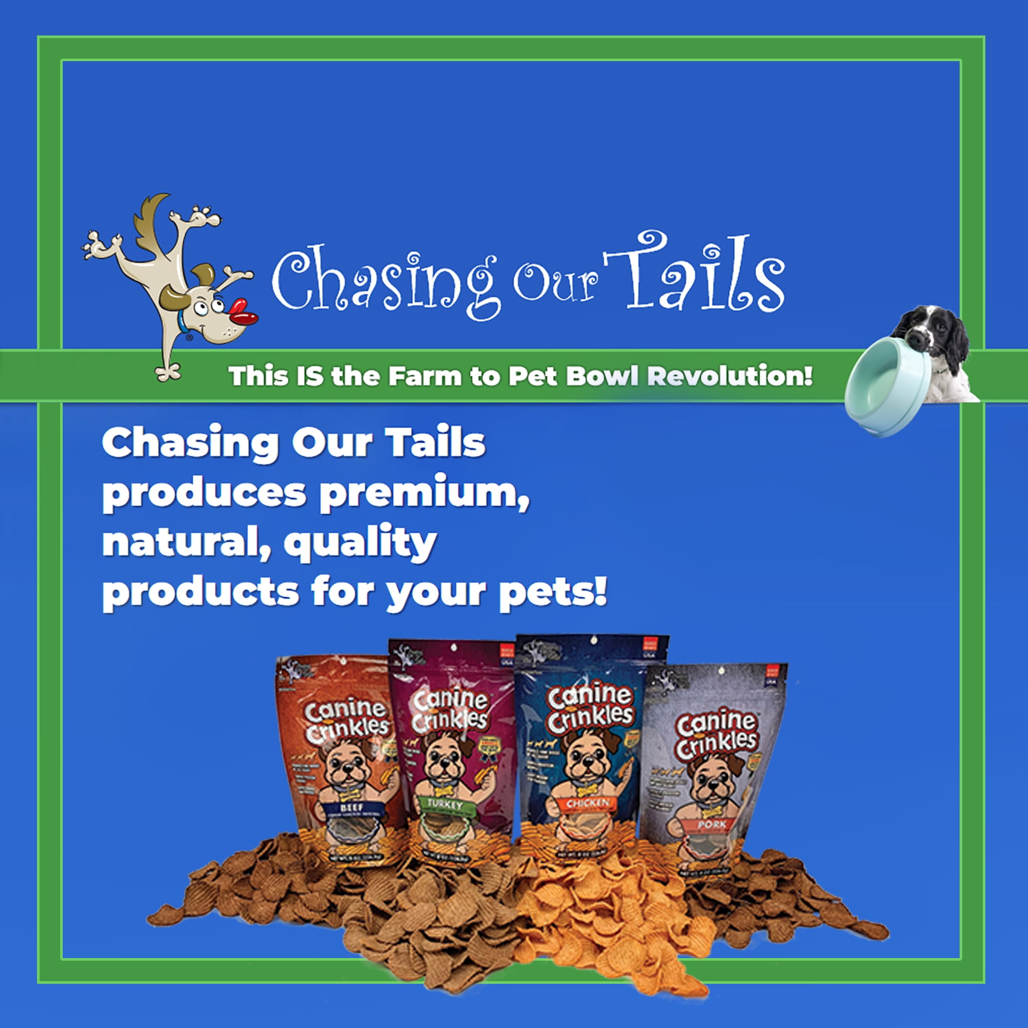 Chasing Our Tails Bully Stick 6-inch Jumbo Cigar Band for Dogs 1 Count