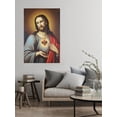 thumbnail image 2 of Awkward Styles Jesus Wall Art Jesus Wall Decor Jesus Canvas Wall Art Christian Wall Art Church Wall Art Religion Canvas Jesus Heart Decor Wall Christ Art Canvas Religious Wall Art, 2 of 4