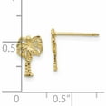 thumbnail image 2 of 10K Yellow Gold Palm Tree Post Earrings (11 X 7) Made In United States 10tc566, 2 of 5