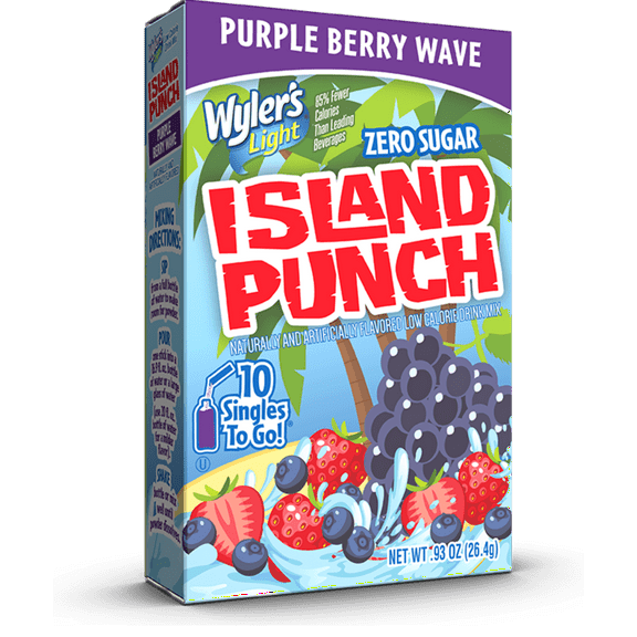 Wyler's Light Purple Berry Wave Drink Mix, Quantity of 12