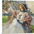 thumbnail image 1 of ARTCANVAS Picking Petals Canvas Art Print by Fernand Toussaint - Size: 18" x 18" (0.75" Deep), 1 of 9