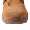 thumbnail image 3 of Botas de hombre con punta de acero y piel sintética, antideslizantes, para oficina, senderismo, viajes, exteriores, color amarillo 40, 3 of 15