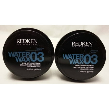 Redken Water Wax Shine Defining Pomade, 1.7 oz, 2 pk