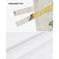 thumbnail image 6 of Oktoberfest Beer Bread Window Curtain for Living Room Christmas Kitchen Cabinet Tie-up Valance Curtain Rod Pocket, 6 of 6