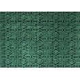 thumbnail image 1 of Ahgly Company Indoor Rectangle Abstract Turquoise Blue Modern Area Rugs, 5' x 7', 1 of 4