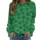 thumbnail image 4 of Xuyuer Women's Printed Long Sleeved Round Neck Pullover Top Hoodless Casual And Fashionable Sweatshirts, 4 of 5